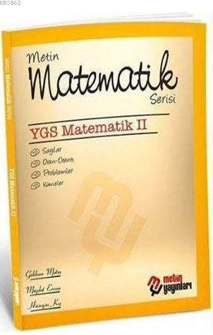 Metin Matematik Serisi YGS Matematik 2