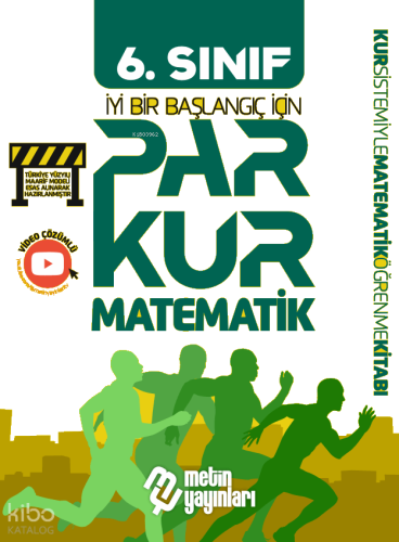 Metin Yayınları 6. Sınıf Parkur Matematik Soru Bankası Çözümlü