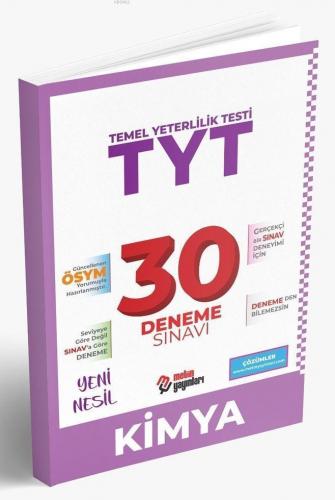 Metin Yayınları TYT Kimya 30 Deneme Sınavı Metin