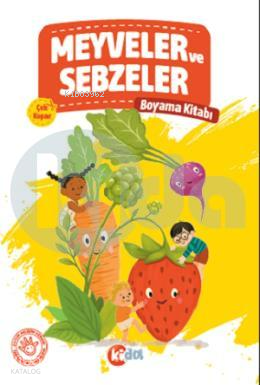 Meyveler ve Sebzeler Boyama Kitabı