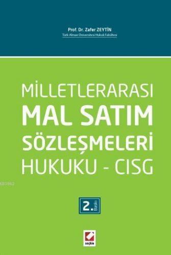 Milletlerarası Mal Satım Sözleşmeleri Hukuku - CISG (Ciltli)