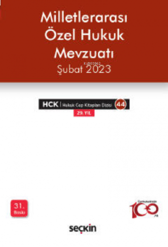 Milletlerarası Özel Hukuk Mevzuatı (Cep)