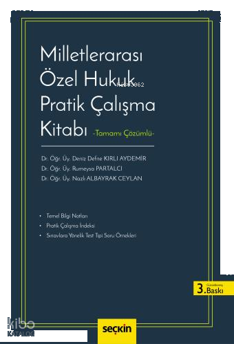 Milletlerarası Özel Hukuk ;Pratik Çalışma Kitabı Tamamı Çözümlü