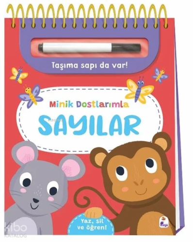 Minik Dostlarımla Sayılar – Yaz, Sil ve Öğren (Kalemli)