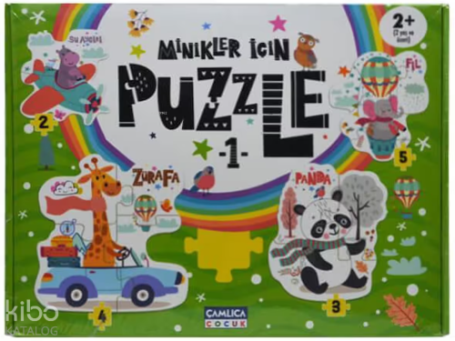 Minikler İçin Puzzle -1 (Kutulu) - Yaş 2+