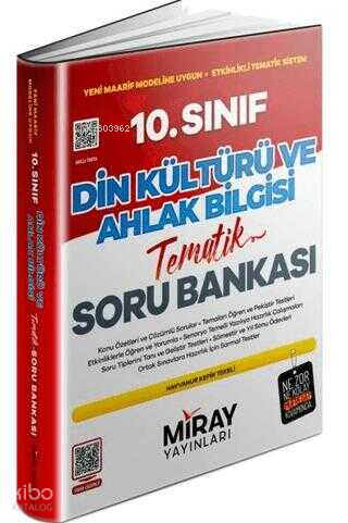 Miray 10. Sınıf Din Kültürü ve Ahlak Bilgisi Konu Özetli Tematik Soru 