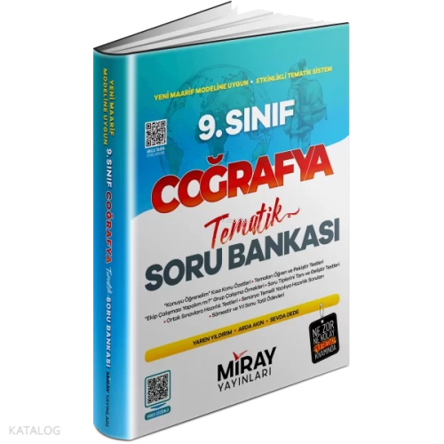 Miray 9. Sınıf Coğrafya Tematik Konu Özetli Soru Bankası