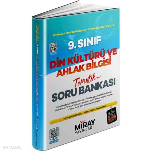 Miray 9. Sınıf Din Kültürü ve Ahlak Bilgisi Tematik Konu Özetli Soru B