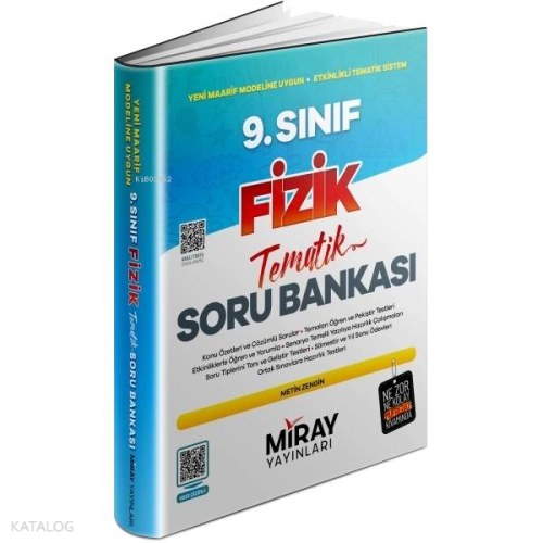 Miray 9. Sınıf Fizik Tematik Konu Özetli Soru Bankası