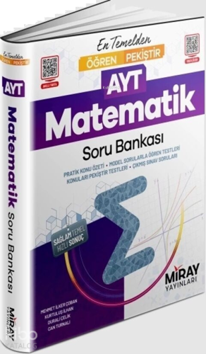 Miray Öğren Pekiştir AYT Matematik Konu Özetli Soru Bankası