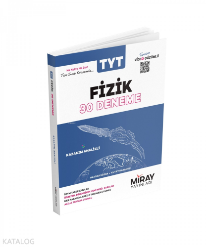 Miray Yayınları TYT Fizik 30 Deneme