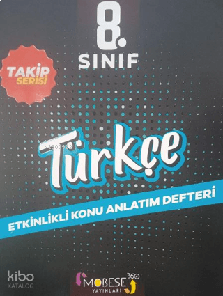 Mobese 360 Yayınları 8. Sınıf Türkçe Takip Serisi Etkinlikli Konu Anlatım Defteri
