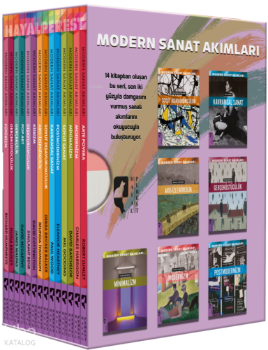 Modern Sanat Akımları Kutulu Set 14 Kitap
