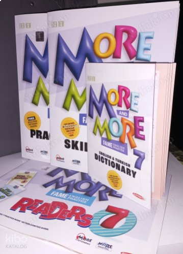 More & More • Englsih 7 Pratice Book • Skills Book + Dictionary + (Rea