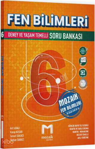 Mozaik Yayınları 6. Sınıf Fen Bilimleri Soru Bankası