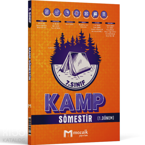 Mozaik Yayınları 7. Sınıf 1. Dönem Sömestr Kamp Kitabı Mozaik Yayınları