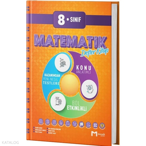 Mozaik Yayınları 8. Sınıf Matematik Mozaik Defter