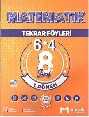 Mozaik Yayınları 8. Sınıf Türkçe 5 + 4 Tekrar Föyü Özel Baskı