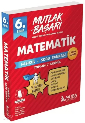 Muba Yayınları 6. Sınıf Matematik Mutlak Başarı Fasikül Soru Bankası