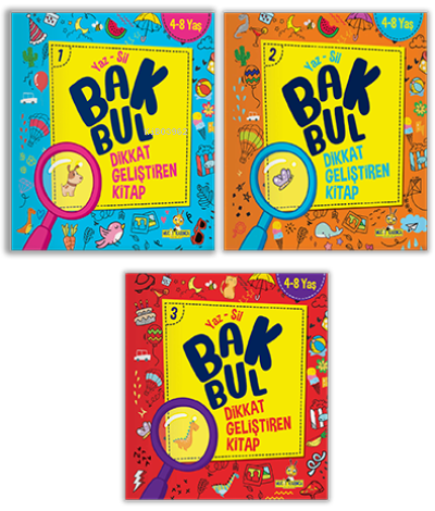 Mucit Karınca Bak Bul Dikkat Geliştiren Kitap Serisi 4-8 Yaş YAZ-SİL