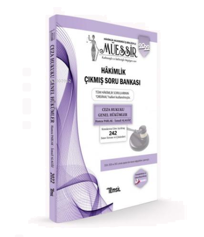 Müessir Ceza Hukuku Genel Hükümler