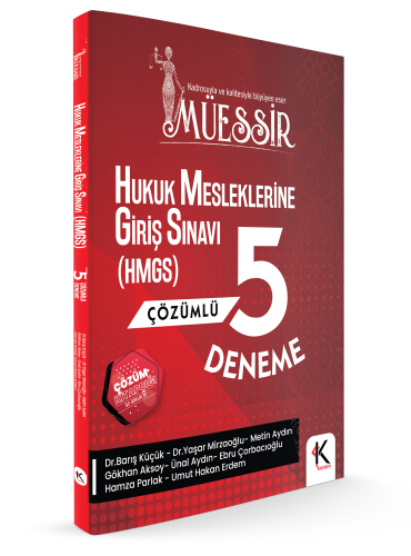 Müessir Hukuk Mesleklerine Giriş Sınavına (HMGS) Çözümlü 5 Deneme