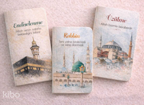 Mukaddes İzler Defter Üçlüsü Çizgili A6