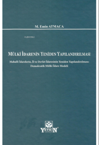 Mülki İdarenin Yeniden Yapılandırılması