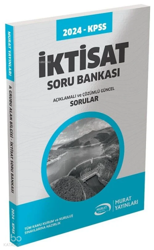 Murat 2024 KPSS A Grubu İktisat Soru Bankası Çözümlü Murat Yayınları