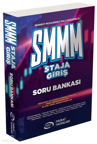 Murat SMMM Staja Giriş Soru Bankası Çözümlü Murat Yayınları