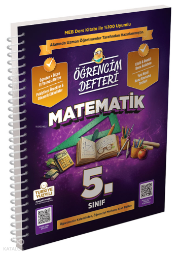 Murat Yayınları 5.Sınıf Matematik Öğrencim Defteri