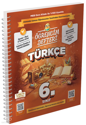 Murat Yayınları 6.Sınıf Türkçe Öğrencim Defteri
