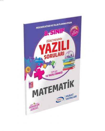 Murat Yayınları 8. Sınıf LGS Matematik Öğretmenimin Yazılı Soruları Murat