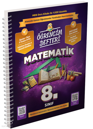 Murat Yayınları 8.Sınıf Matematik Öğrencim Defteri