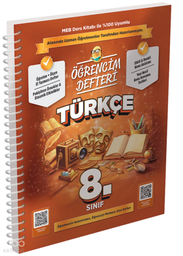 Murat Yayınları 8.Sınıf Türkçe Öğrencim Defteri