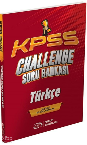 Murat Yayınları KPSS Türkçe Challenge Soru Bankası Çözümlü