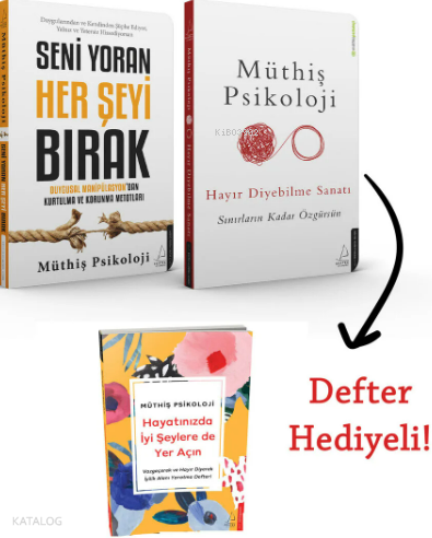 Müthiş Psikoloji Seti 1 (2 Kitap - Defter Hediyeli)