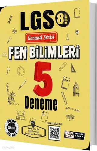 Mutlak Değer 8. Sınıf LGS Fen Bilimleri 5 Deneme Çözümlü Garanti Seris