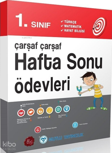 Mutlu Yayıncılık 1. Sınıf Çarşaf Çarşaf Hafta Sonu Ödevleri