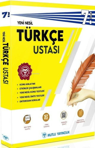 Mutlu Yayıncılık 7. Sınıf Yeni Nesil Türkçe Ustası