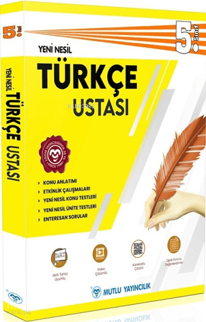 Mutlu Yayıncılık Yeni Nesil Türkçe Ustası 5.Sınıf