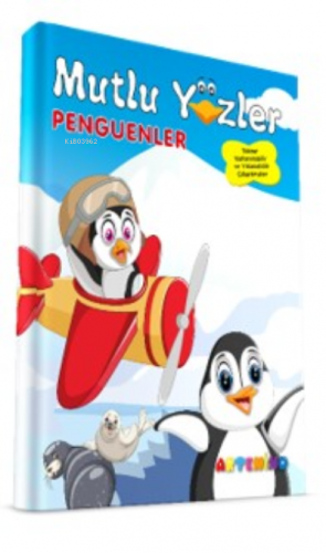 Mutlu Yüzler: Penguenler;Tekrar Kullanılabilir ve Yıkanabilir Çıkartma