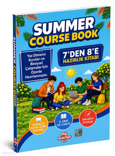 My Teacher Summer Course Book 7'den 8'e Hazırlık Kitabı