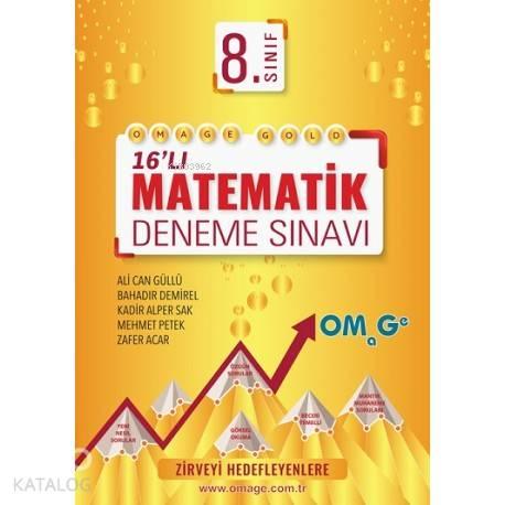 Nartest Yayınları 8. Sınıf Omage Matematik 16 lı Gold Deneme Sınavı Nartest 