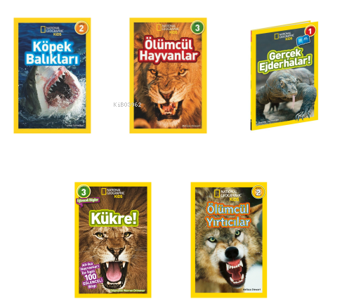 National Geographic Kids Ölümcül Hayvanlar Seti 5 Kitap