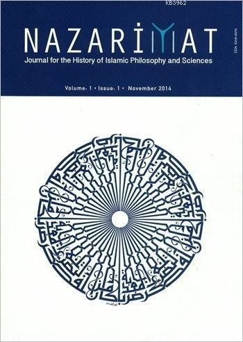 Nazariyat - Issue: 1; Journal for the History of Islamic Philosophy and Sciences November 2014