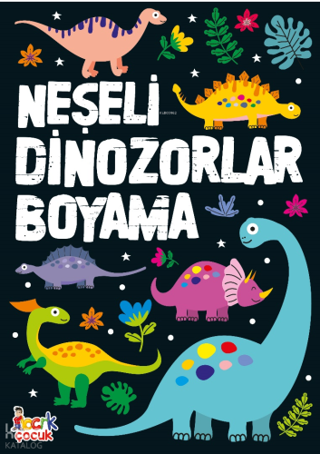 Neşeli Dinozorlar Boyama