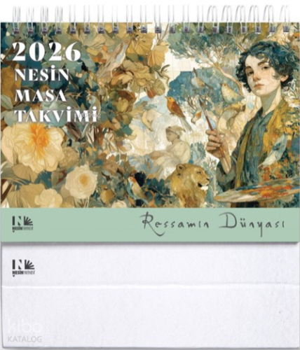 Nesin Masa Takvimi;Ressamın Dünyası Masanızda Sade ve  İlham Veren Bir Eşlikçi