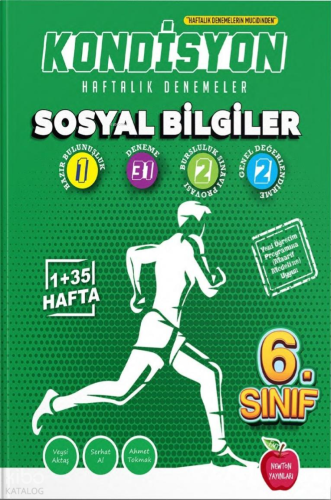 Newton Yayınları 6.Sınıf Kondisyon Haftalık Kazanım Denemeleri 36 Hafta --Sosyal Bilgiler