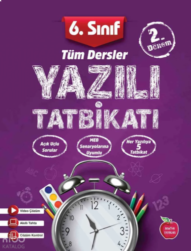 Newton Yayınları 6.Sınıf Yazılı Tatbikatı 2.Dönem